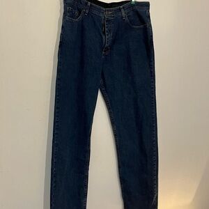Wrangler authentics  with stretch waistbands heavy denim mens jeans 36 X 34